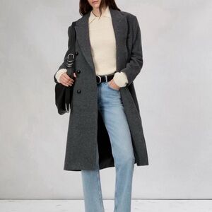 rag & bone Charcoal Gray Wool Coat